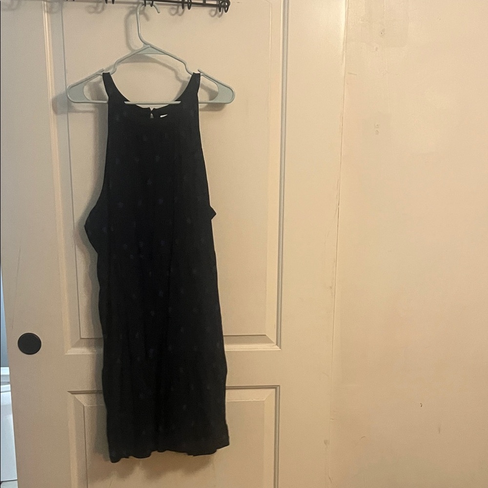 Old Navy Black Midi Dress